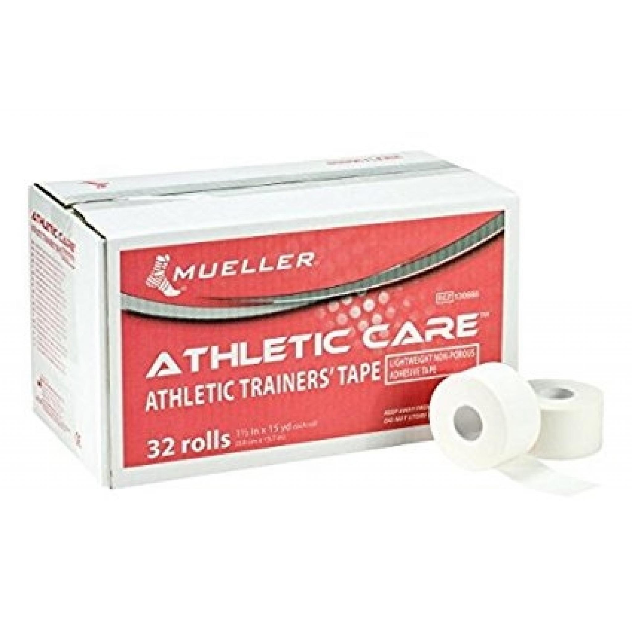 Mueller Athletic Care Trainers Tape Box of 32