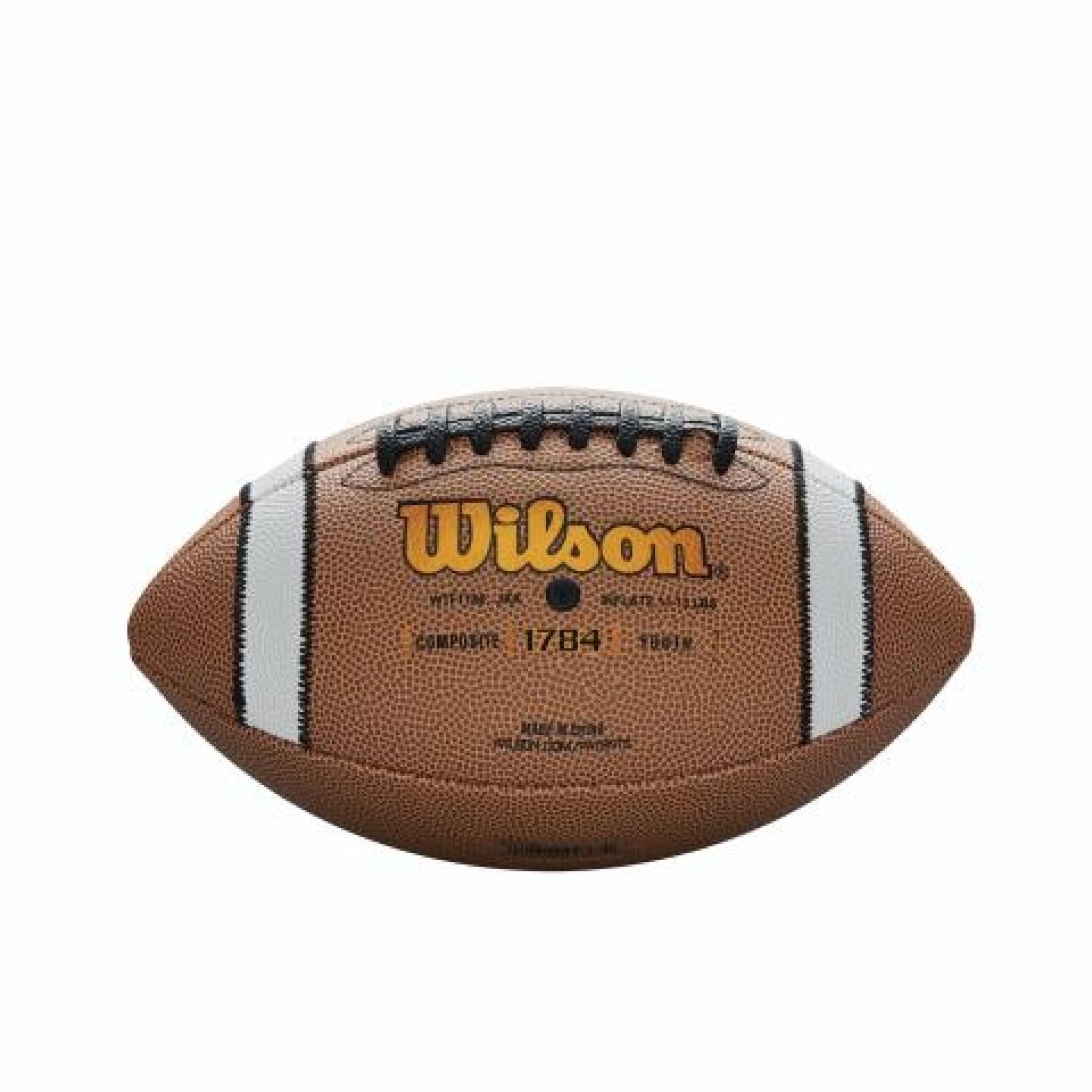 Wilson Youth GST Composite Football - Official Size For Ages 11-14 With Leather Grip