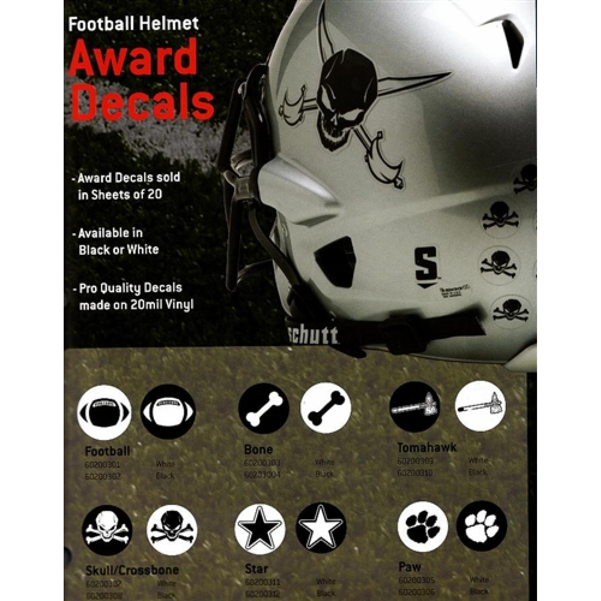Helmet Award Stickers