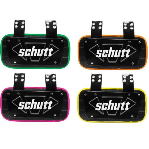 Schutt Varsity Neon Back plate